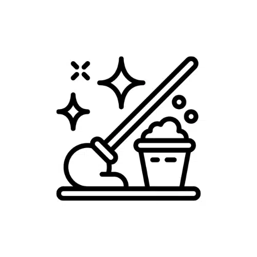 Pictogramme nettoyage professionnel par M3P Solutions, entreprise de nettoyage et multiservices à Clermont-Ferrand.