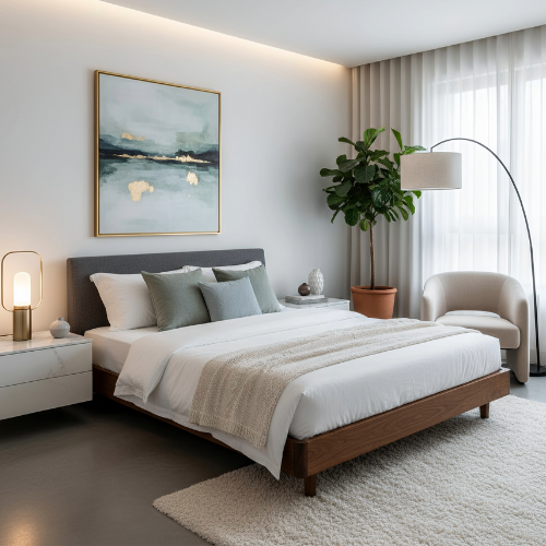 Chambre d'un airbnb.