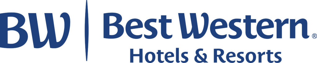 Logo de l'hôtel Best Western. Il s'agit d'un client de la société de nettoyage M3P Solutions à Clermont-Ferrand.